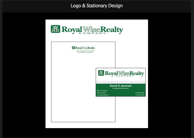 logo business card corporate id letterhead