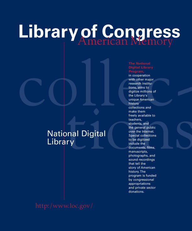 brochure design American Memory library of congress
