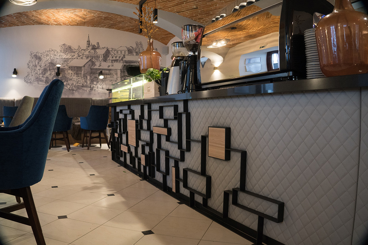 #interiordesign #oldtown #coffeeshop #sketchart #artelina