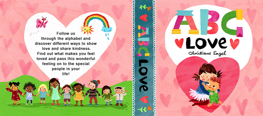 Love kindness children one world alphabet ABC educational learning cultures boardbook