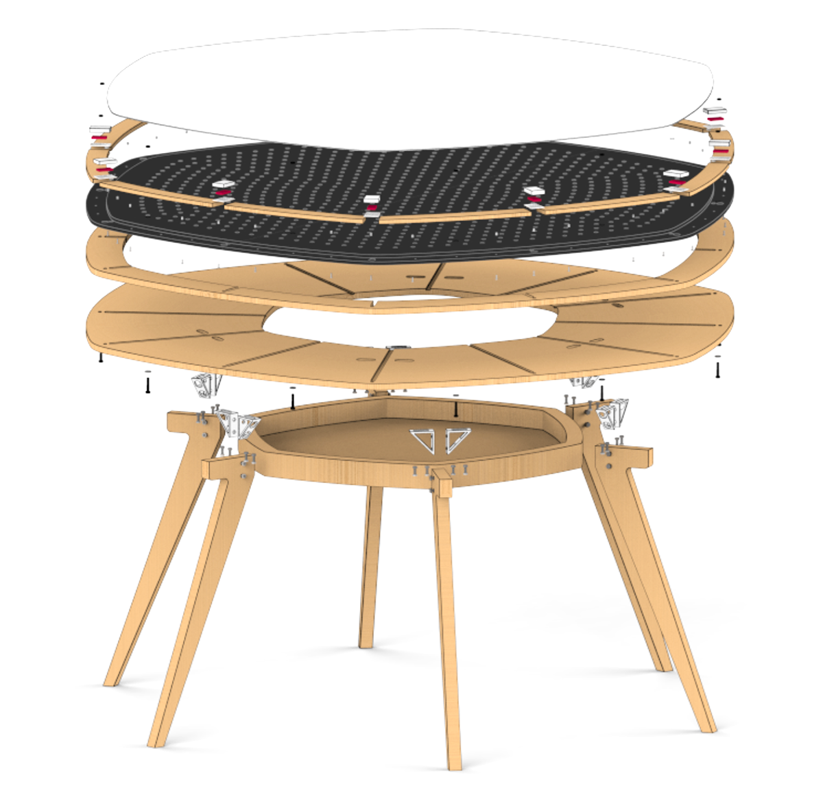 speculative design tellart Balance Table communication industrial design  table interactive furniture