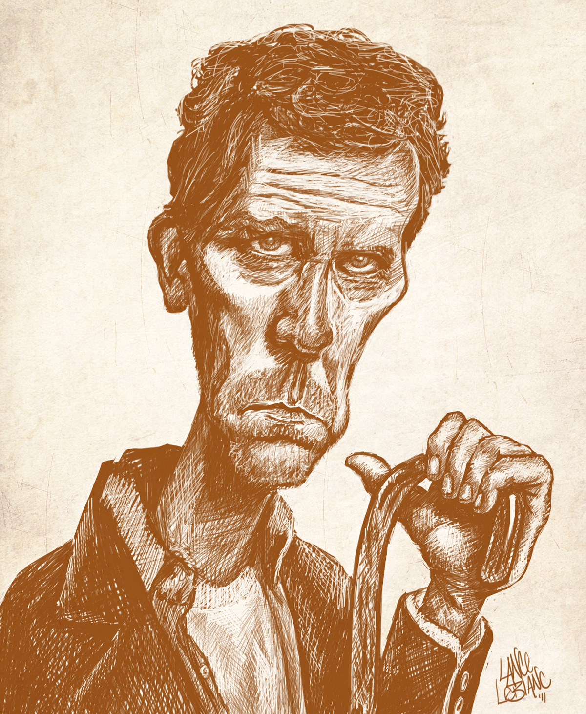 hugh laurie house sketch actor
