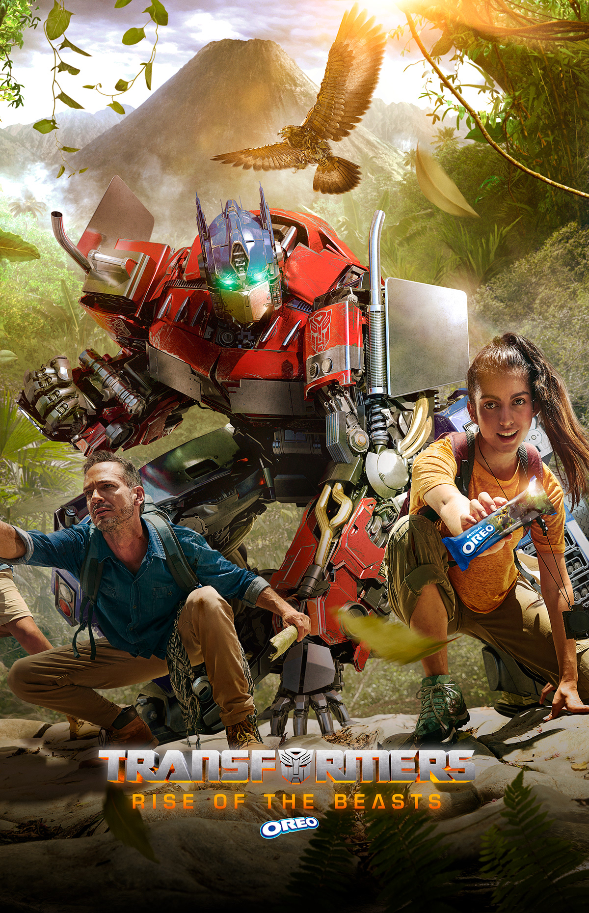 photoshoot oreo Transformers Hasbro 3D photoshop CGI poster