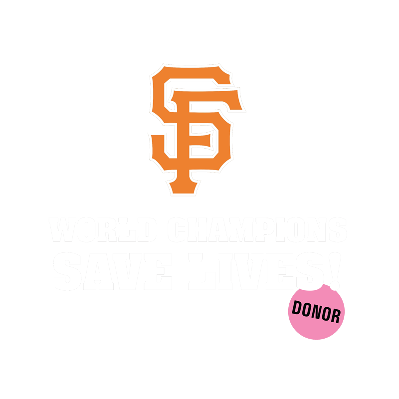 CTDN SF Giants t-shirt Donate Life Day