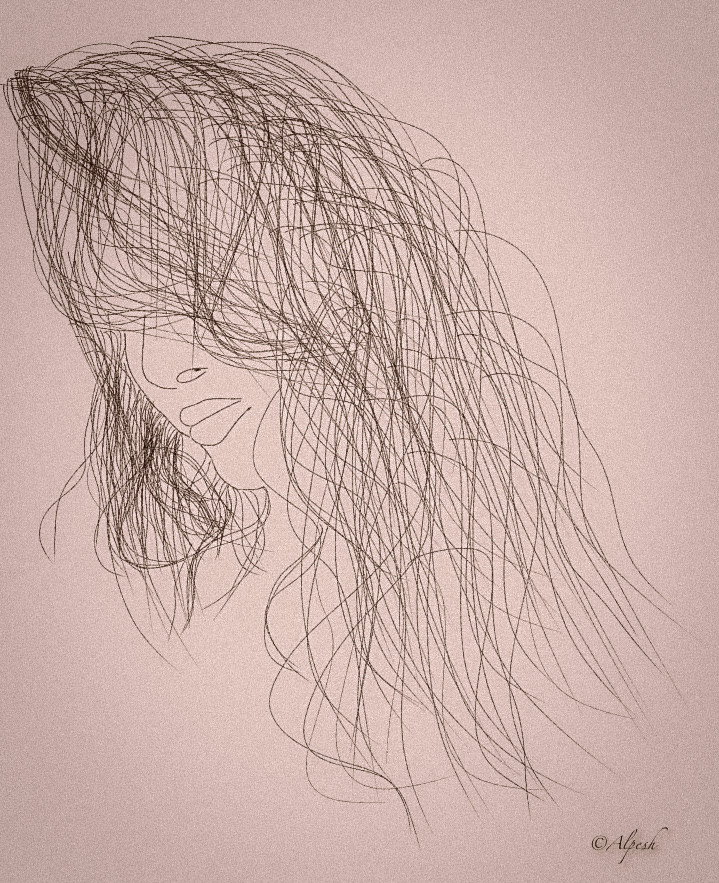 adobe fresco lightroom PS Express instagram curls hair pose