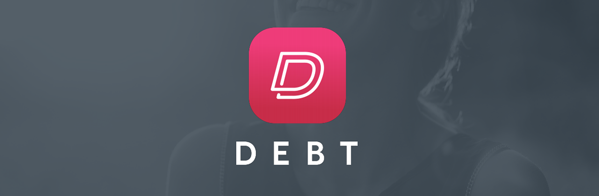 app launch Startup disruptive tasken Debt Fintech financial branding  UX design