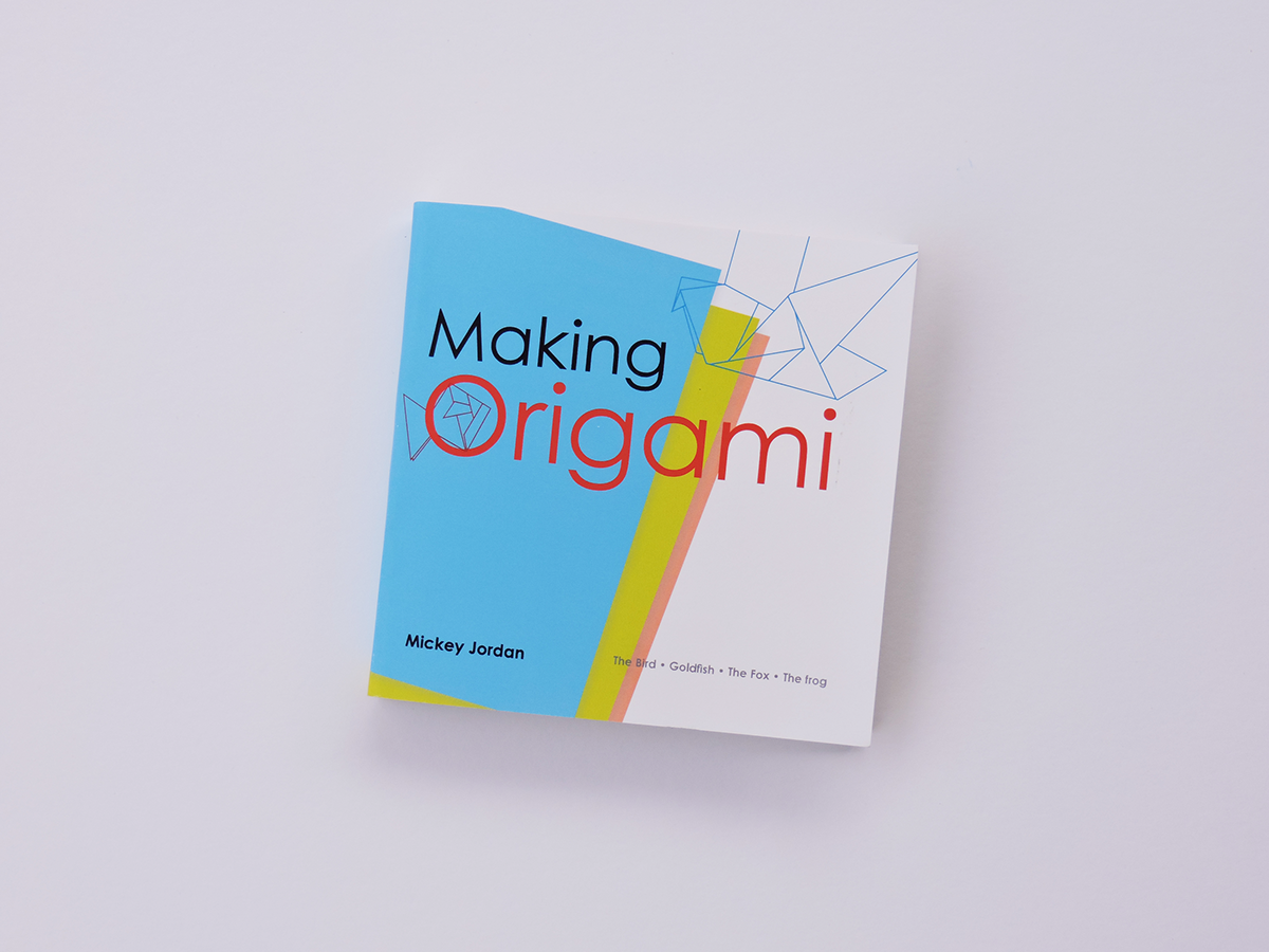 Adobe Portfolio origami  book
