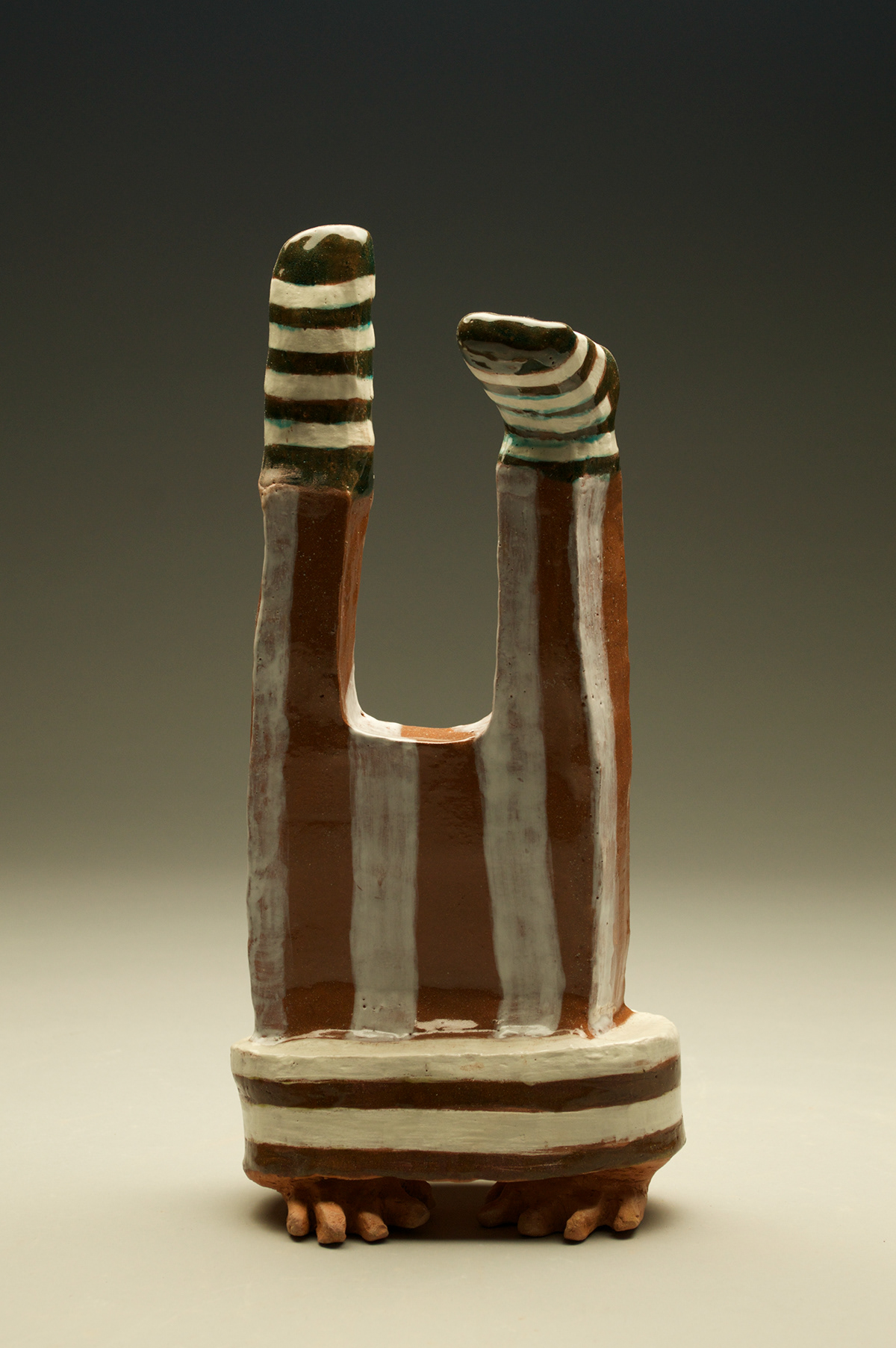 ceramics  glazewear sculpture figure sculpting feets and fingers