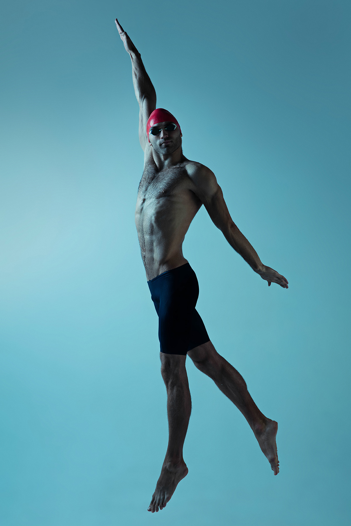 color portrait sport swimming water