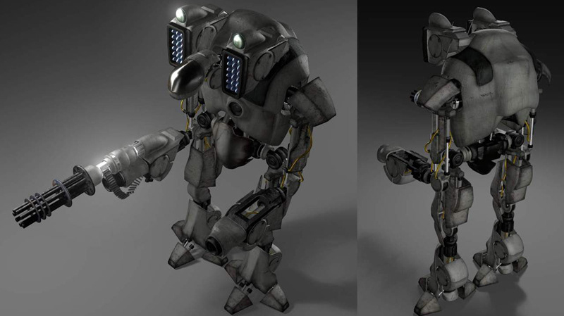 3D game Maya design Autodesk robot fx action