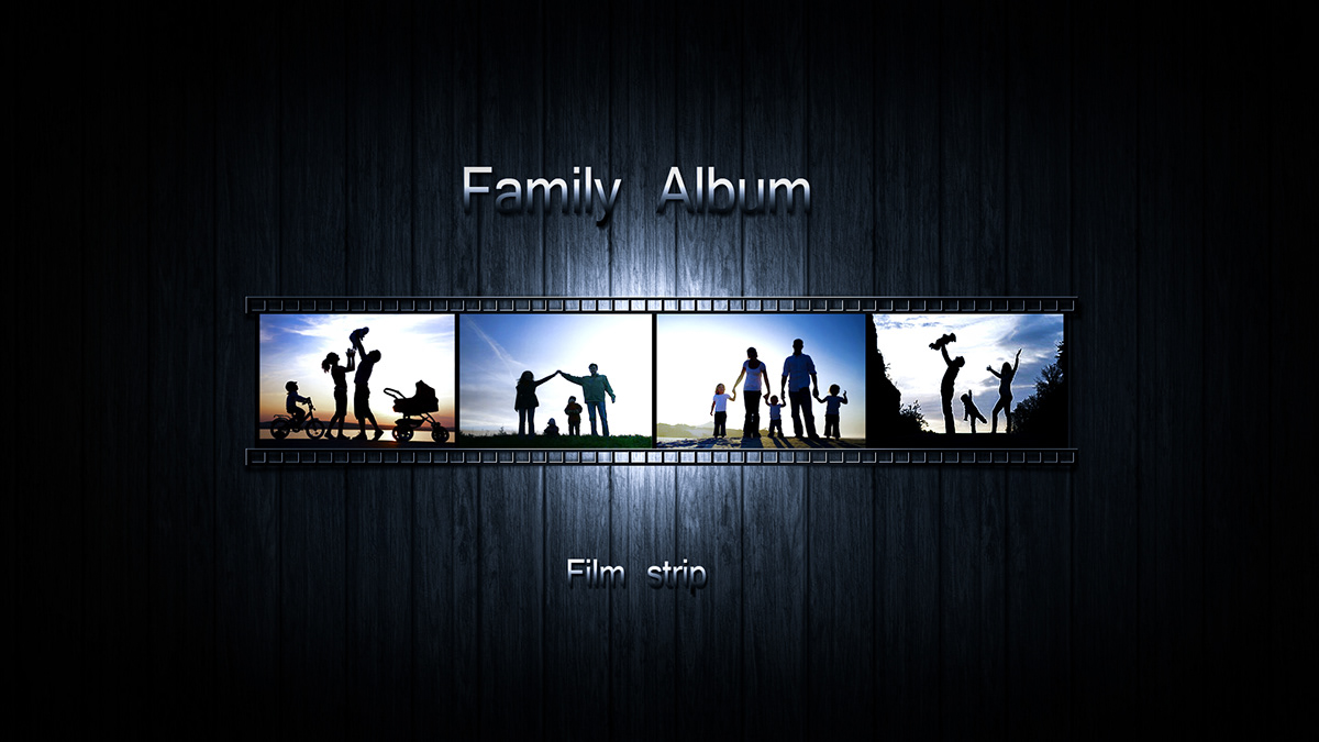 Film strip family album