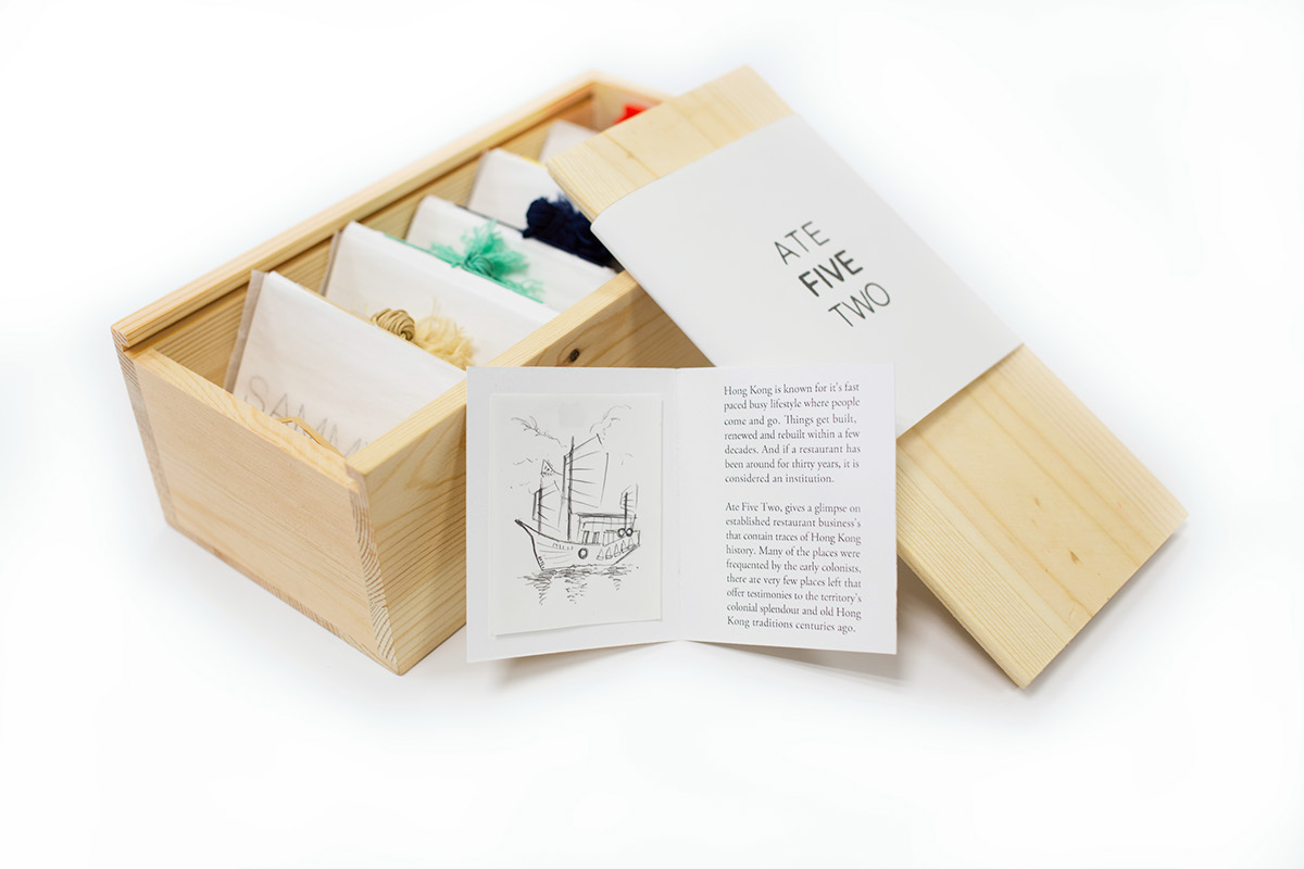 Bookbinding craft book package wood restaurant Food  explore Hong Kong print Layout Layout Design photo Direct