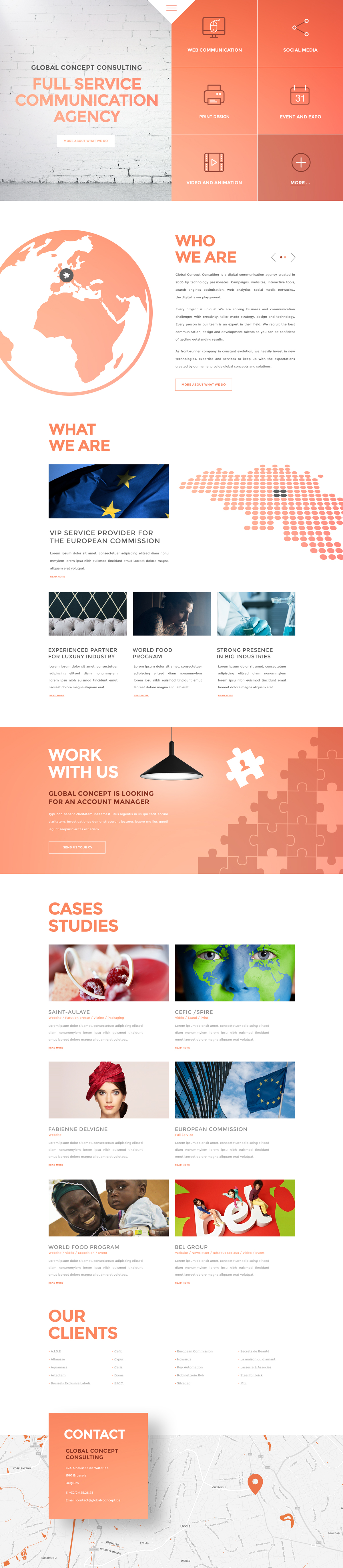 Website brand agency Consulting