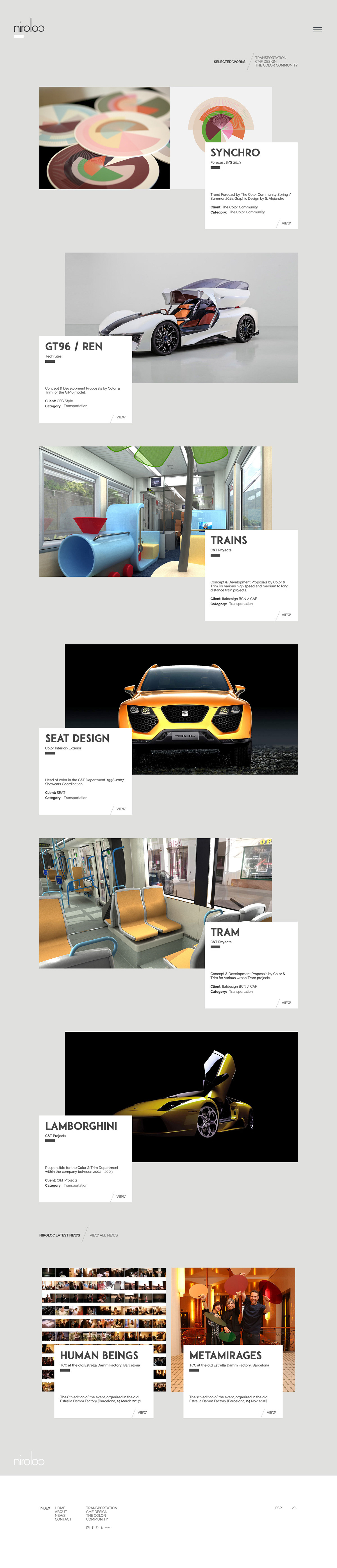 wordpress color portfolio Blog sass custom made theme custom post types Collaboration