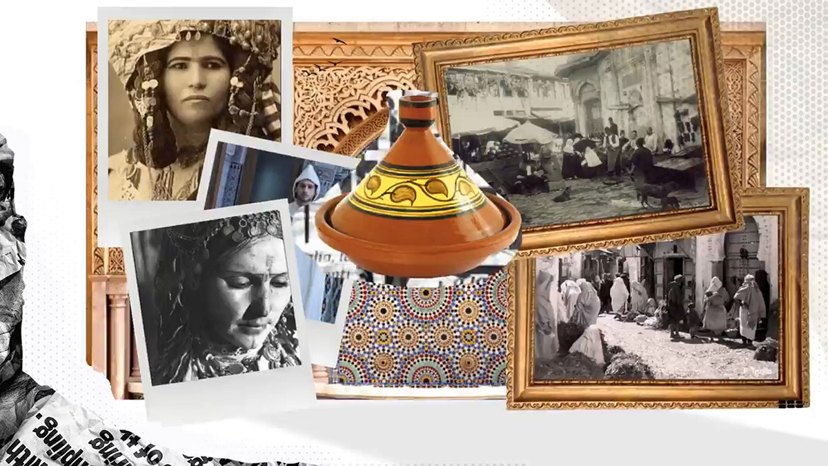 Dubai Expo 2020 Morocco collage art vintage history editorial collage animation photomanipulation Texture Design