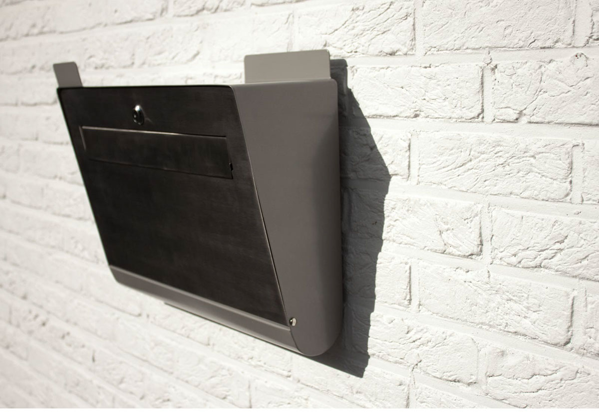 Adobe Portfolio Outdoor stainless steel folder mailbox industrial design  product design  furniture accesories deco