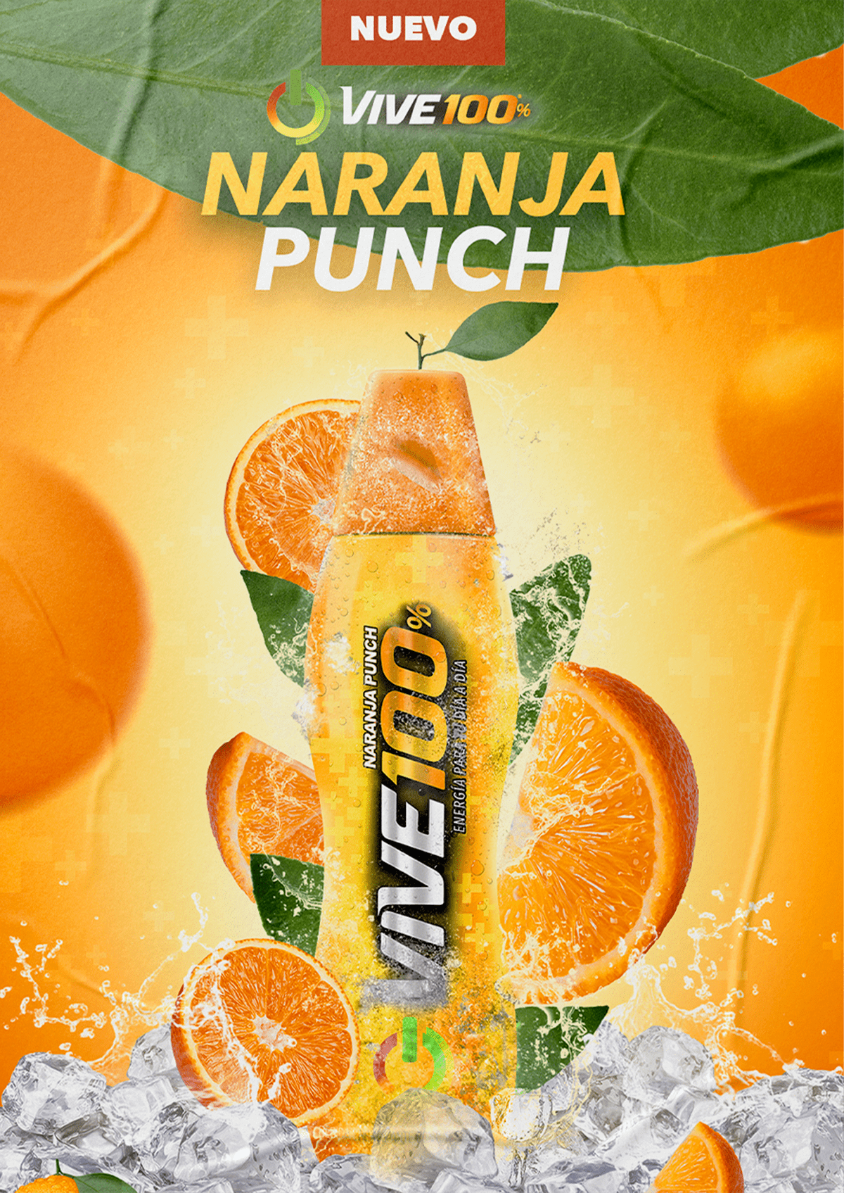 energy drink juice Mockup orange packaging design retouch