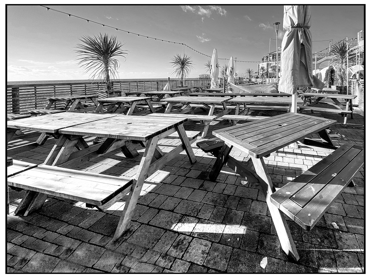 adobe black and white brighton Coast Hove Photography  Seafront Street Travel