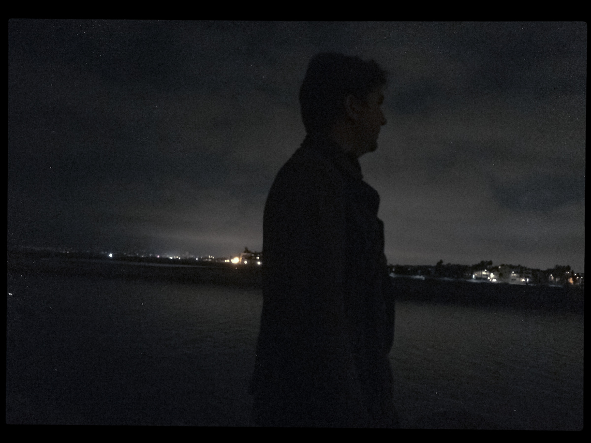 playa del ray California beach night SKY clouds shadow kodak