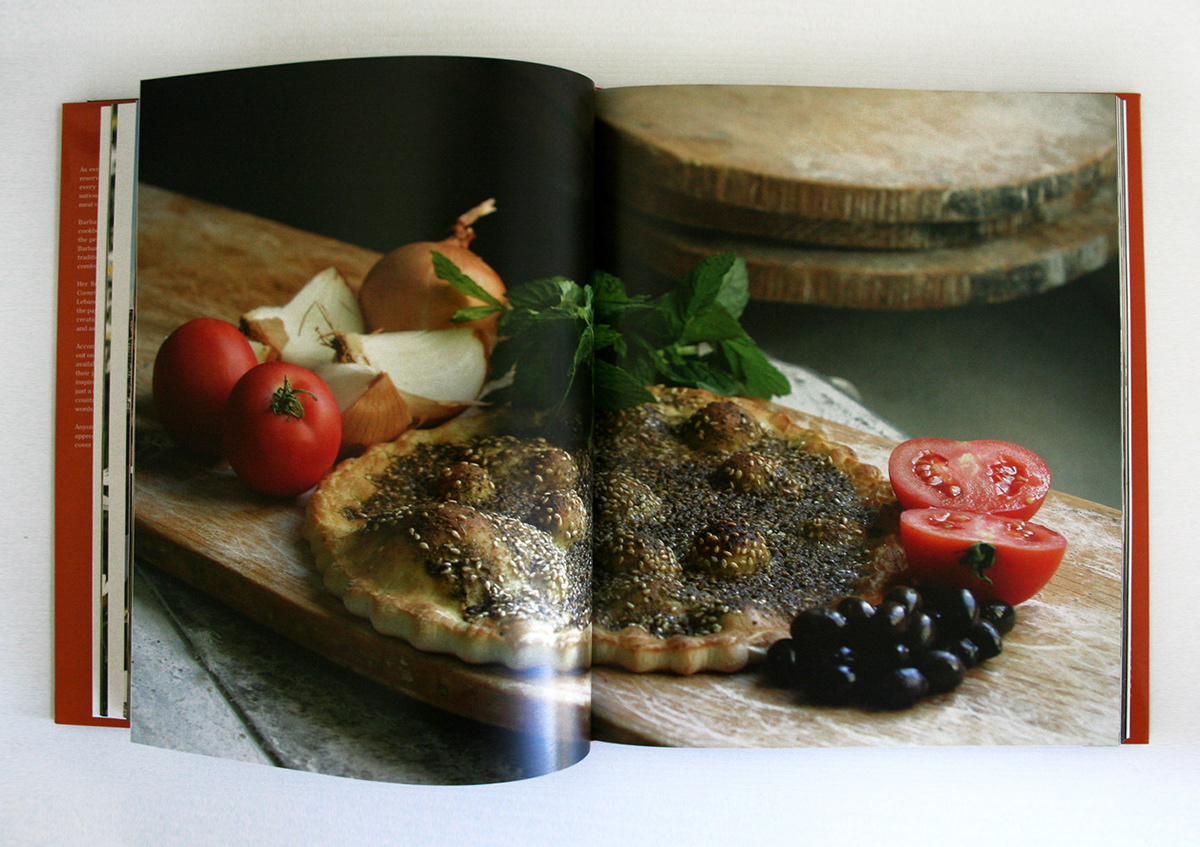 F&B lebanon cookbook book Thyme Lebanese Layout