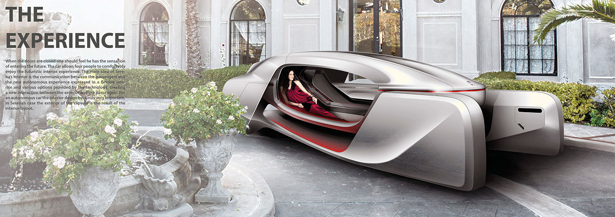 pininfarina Transportation Design serena autonomous car luxury Vehicle electric Javier Burrell concept Transportation Design