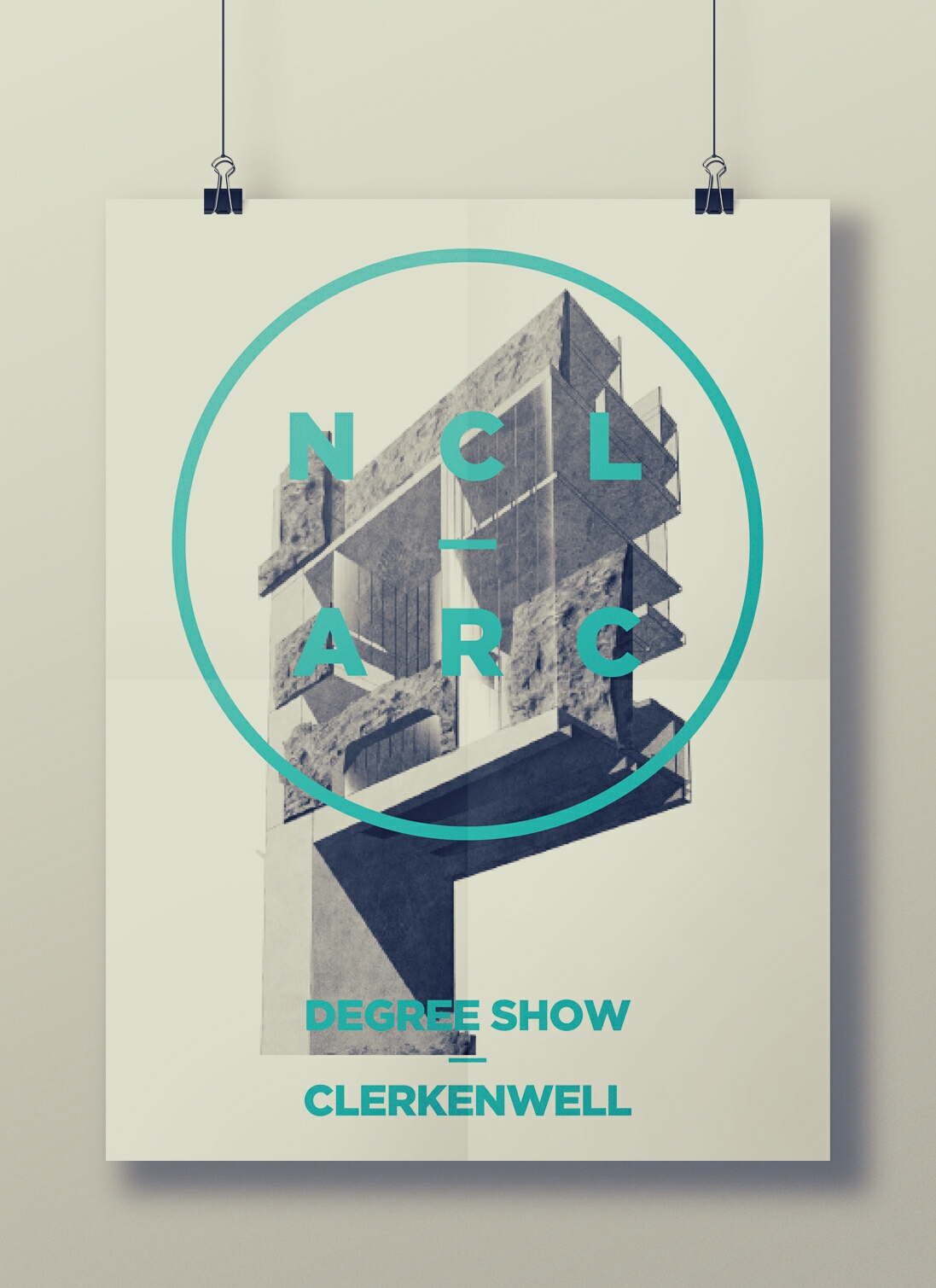 print ncl arc newcastle architecture newcastle 2013 CLERKENWELL 2013 architecture school degree show tickets flyers Fliers brochures maps posters app