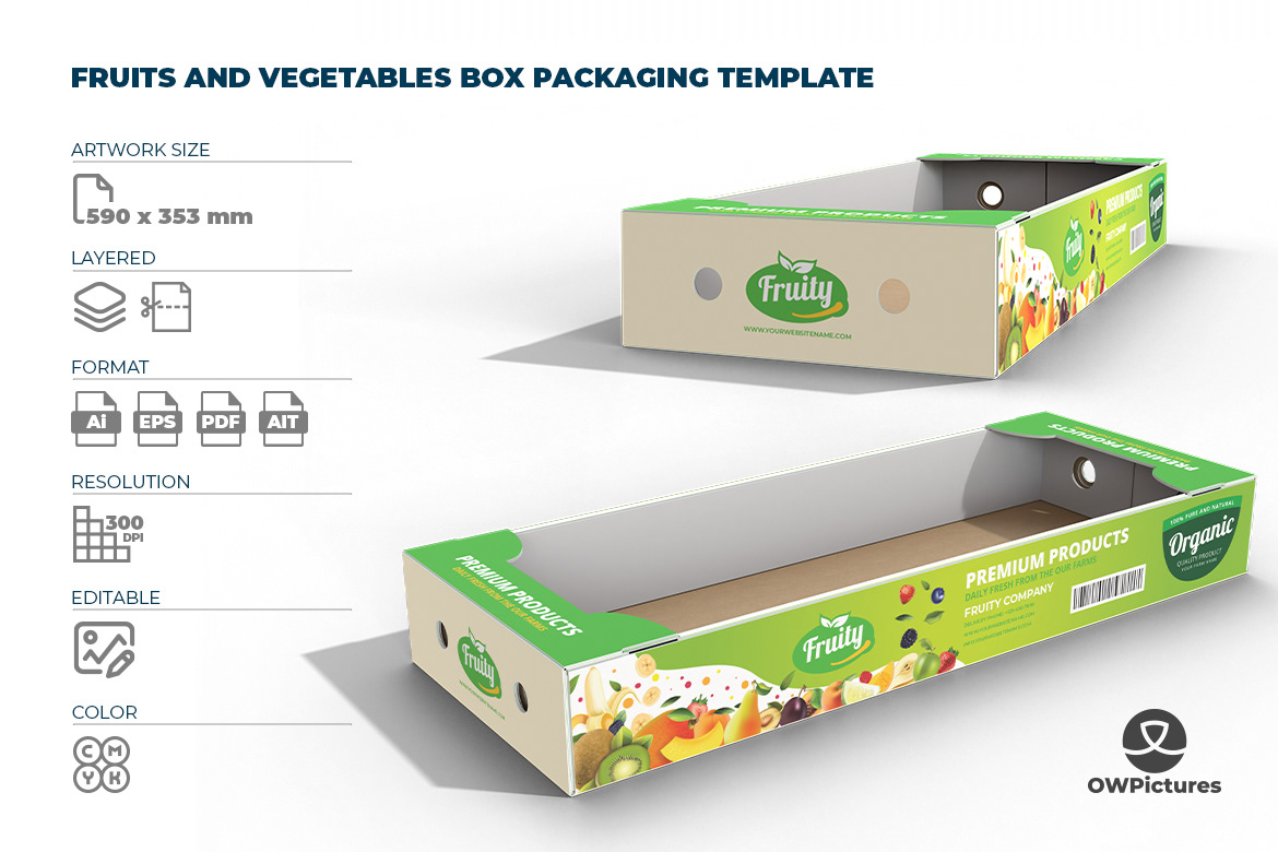 box package tray dieline cut line handling Pack Packaging