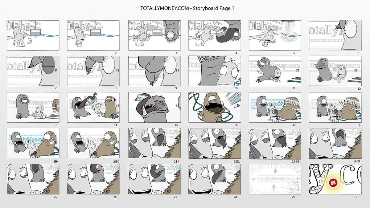 TotallyMoney animation chatater Character Titallymony studio Maya rigging