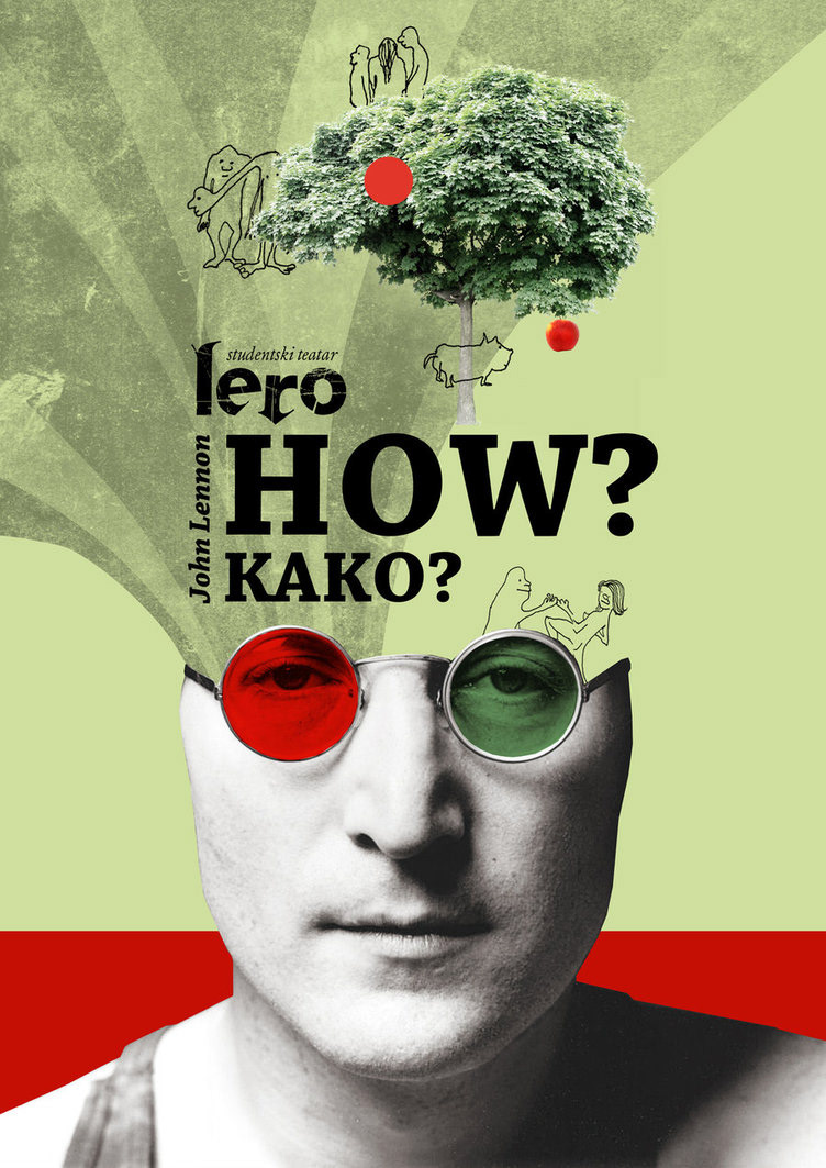 studentski teatar Lero Dubrovnik poster Theatre print