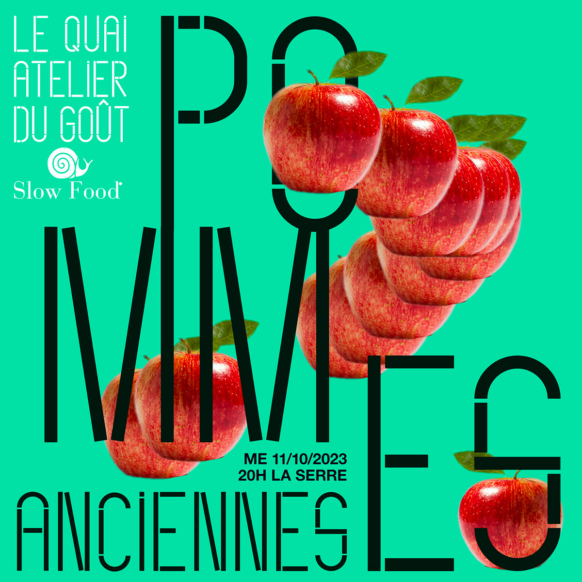 Atelier du goût "Pommes anciennes" 

Le Quai - Angers avec Slowfood France