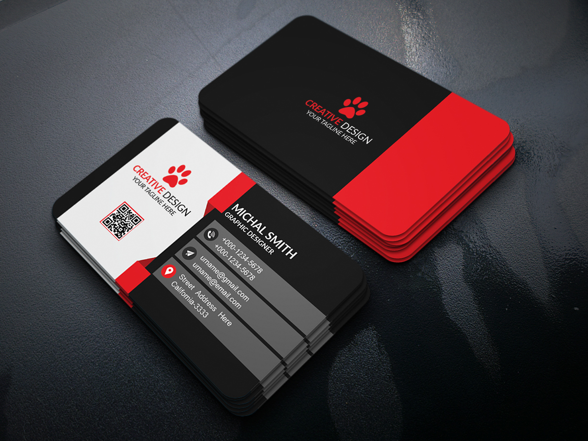 Business Card Design (FREE PSD) on Behance With Unique Business Card Templates Free