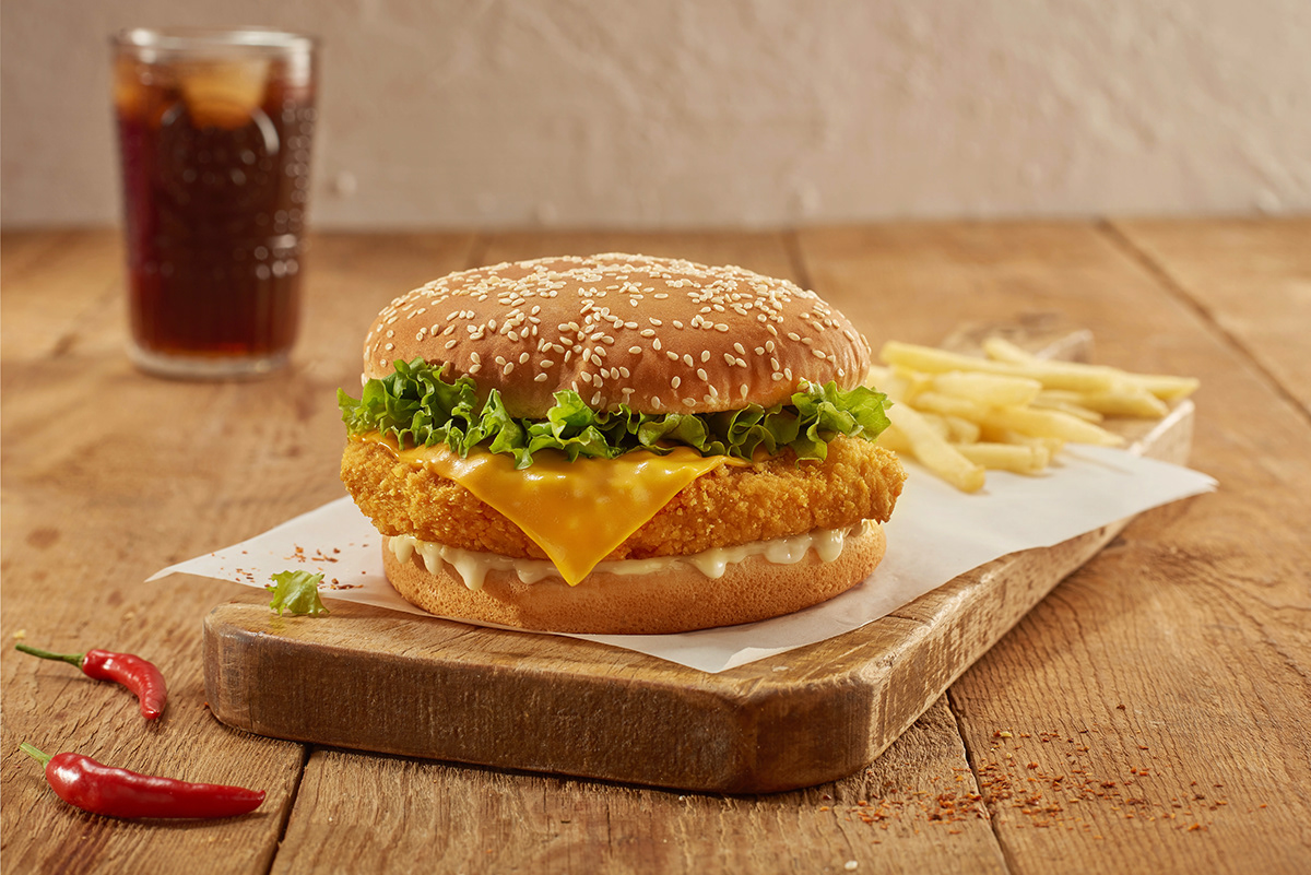 Photography  Food  styling  food_adv food_styling restaurant menu meal sandwich Fried_chicken