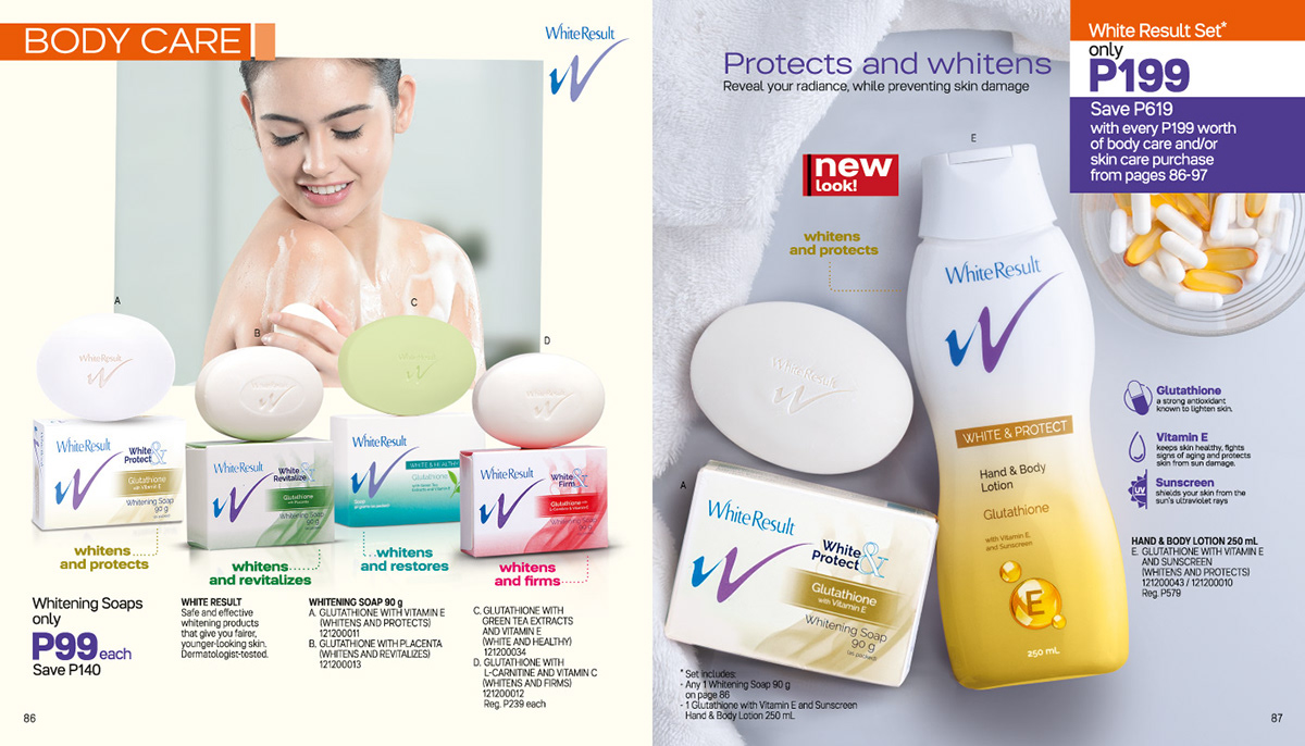 Body care brochure catalog  flat lay personal care Product Shoot skin care Sunglasses Tupperware Brands PH