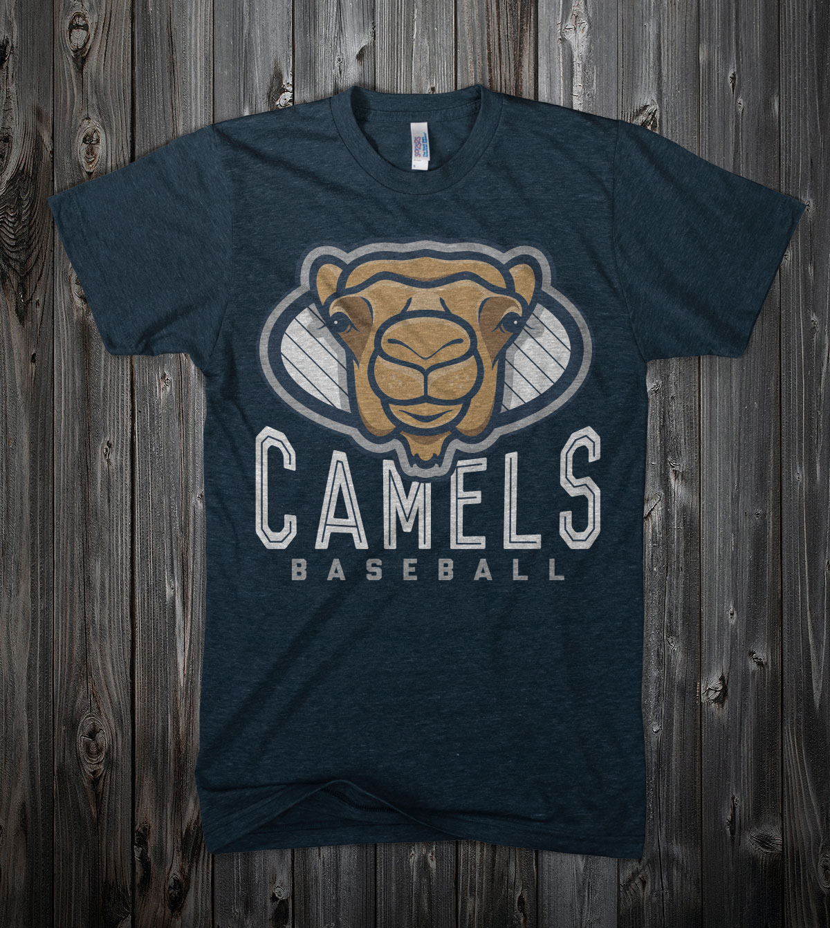 Illustrator adobe camel baseball logo photoshop apparel