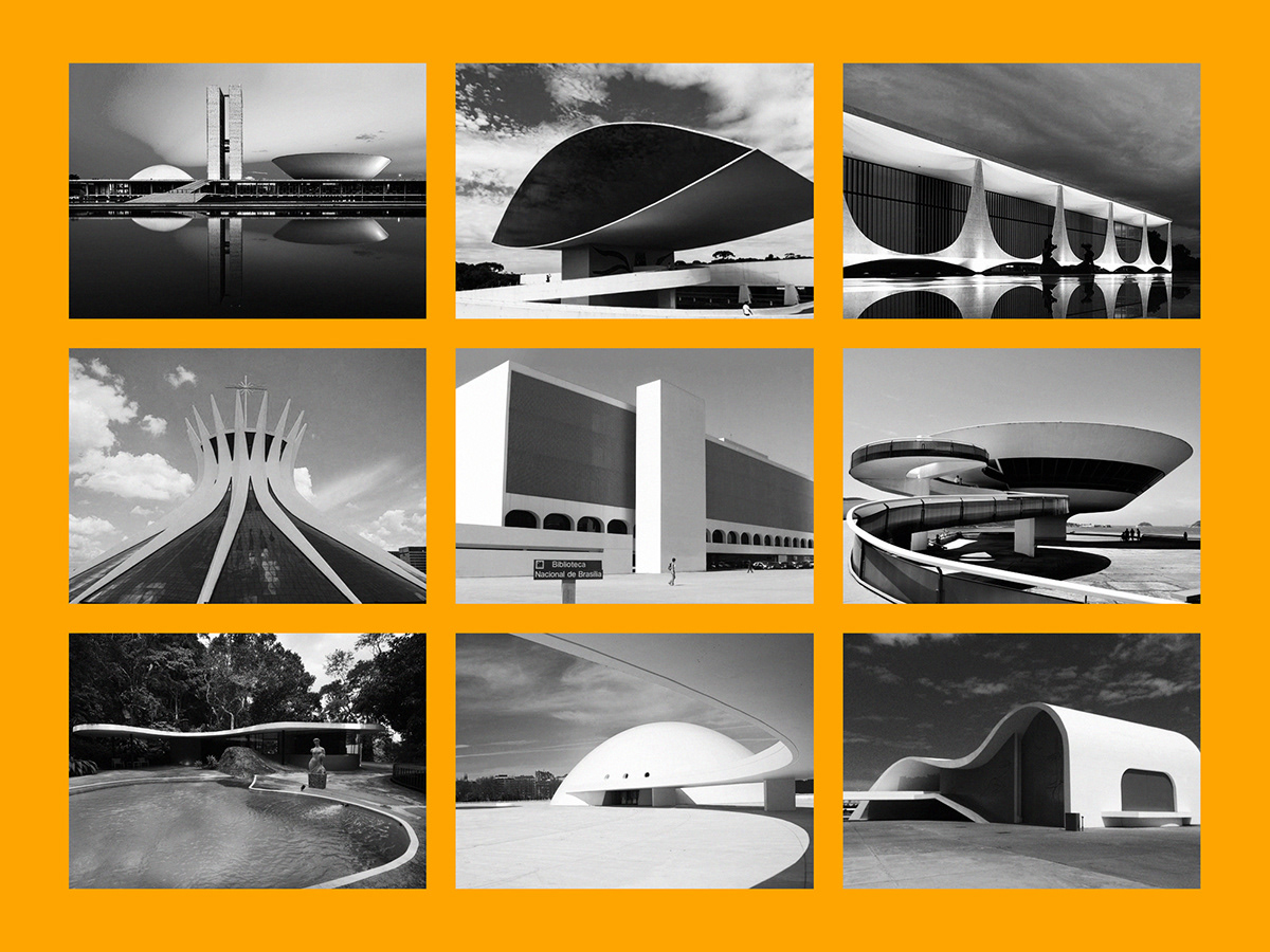 ILLUSTRATION  architecture modern Oscar Niemeyer