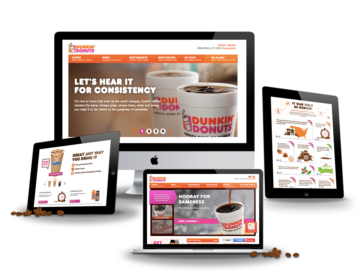 Dunkin Donuts client work Coffee consistency