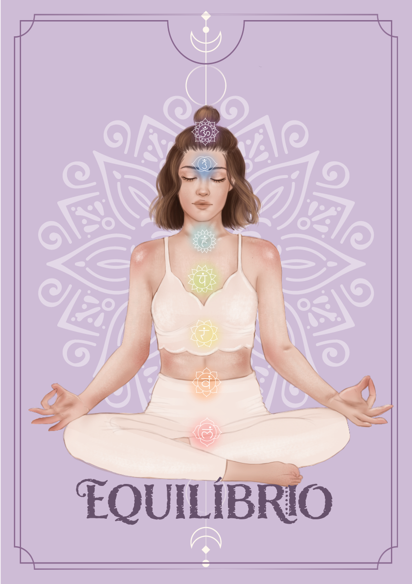 chakras Mystic Digital Art  ILLUSTRATION  Yoga meditation mindfulness editorial Graphic Designer marketing  