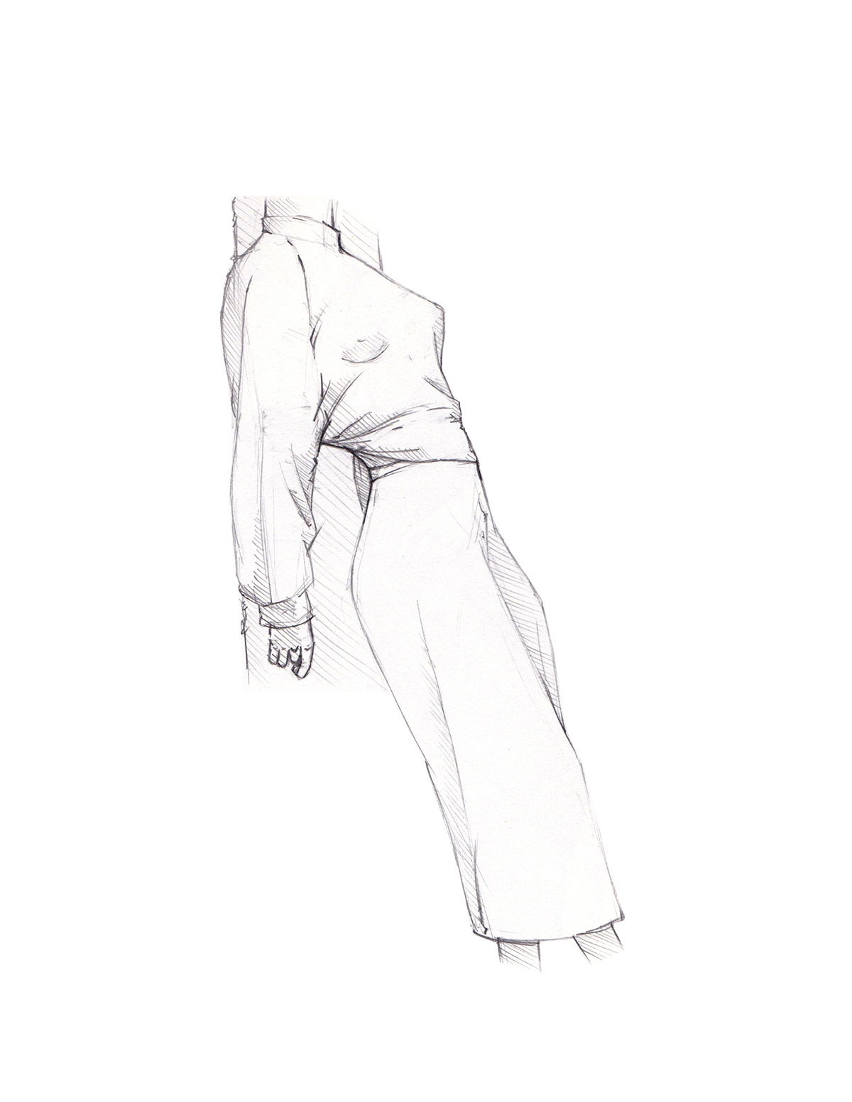 line drawing Line Work sketch sketches women's fashion women's wear Women's Style Style Lookbook series Collection runway fashion design