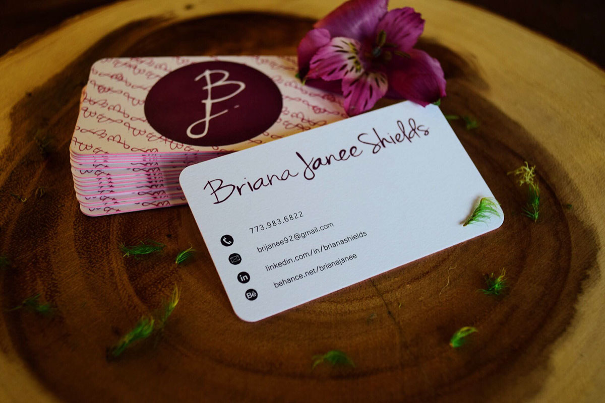 logo Business Cards Resume Patterns purple Plum bj