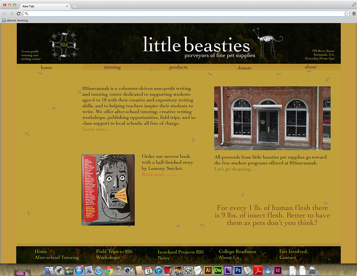 Website Retail little beasties
