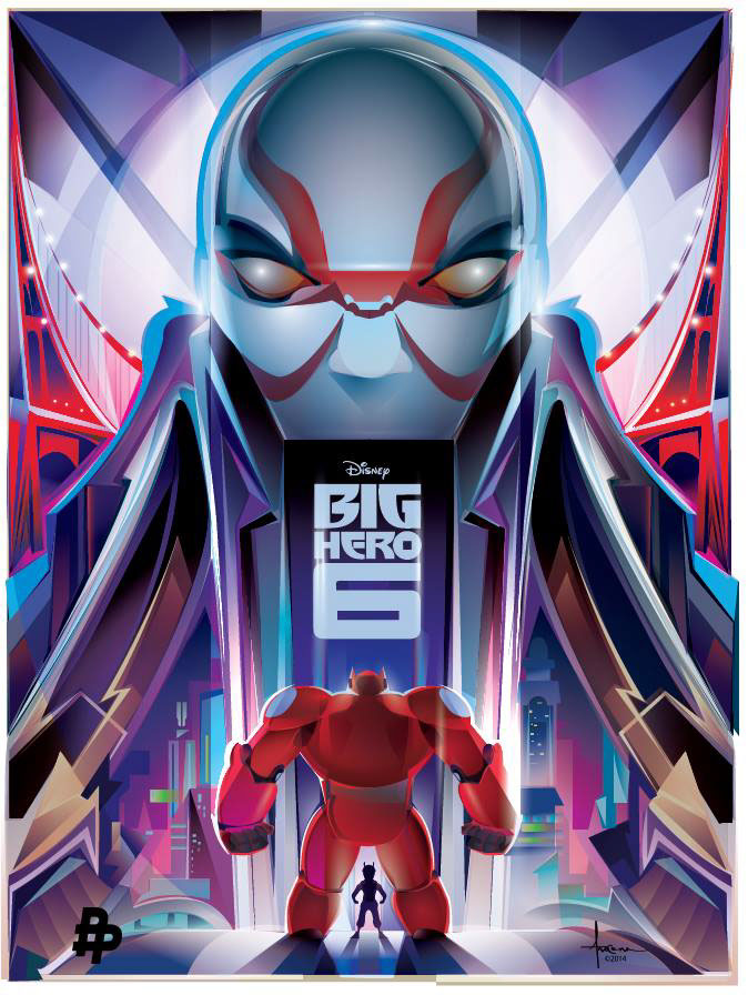 big hero 6 disney tribute art posters baymax science fiction Walt Disney Animation Walt Disney Studios SuperHero