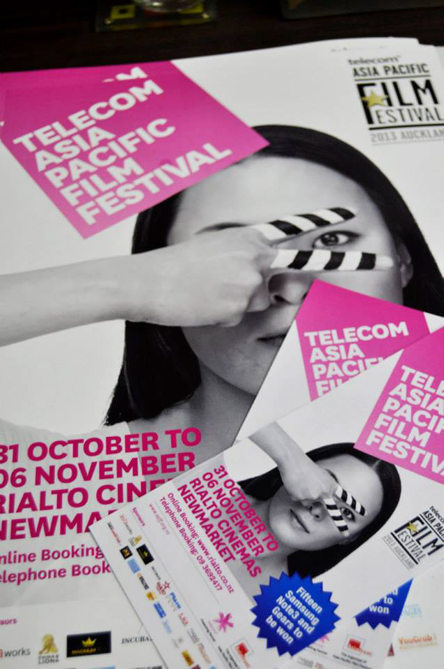 identity poster brochure design flyer logo social media cinemas film festival asia auckland New Zealand