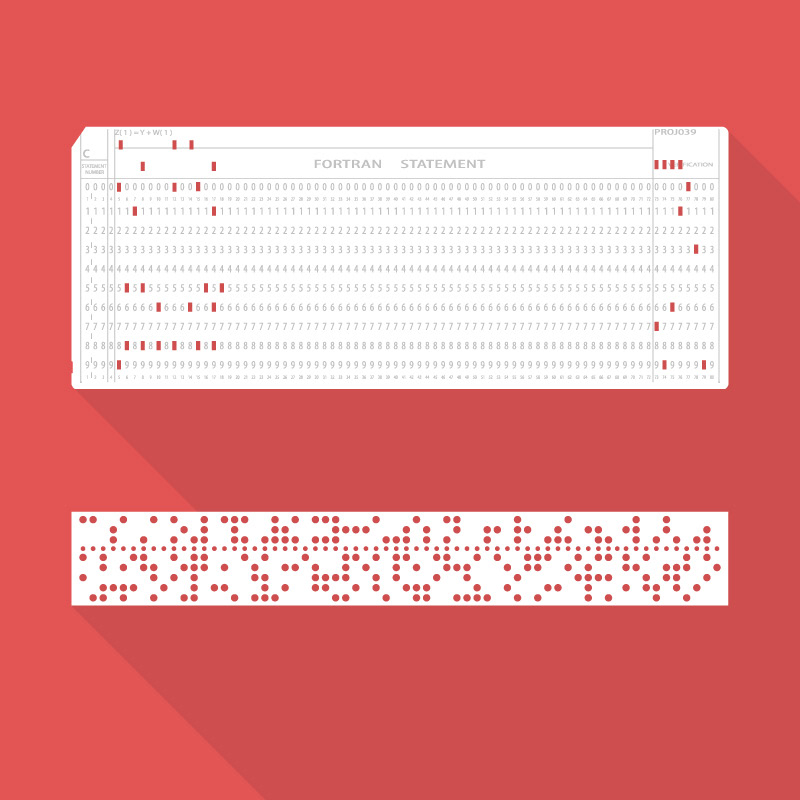 punch card punch tape