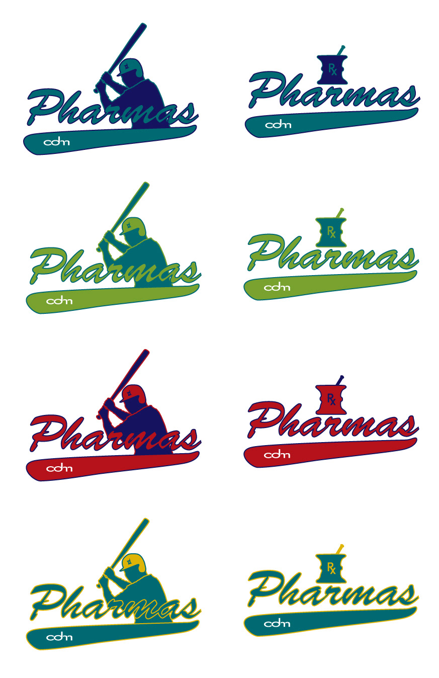 Pharmaceutical Advertising Clothing baseball logo