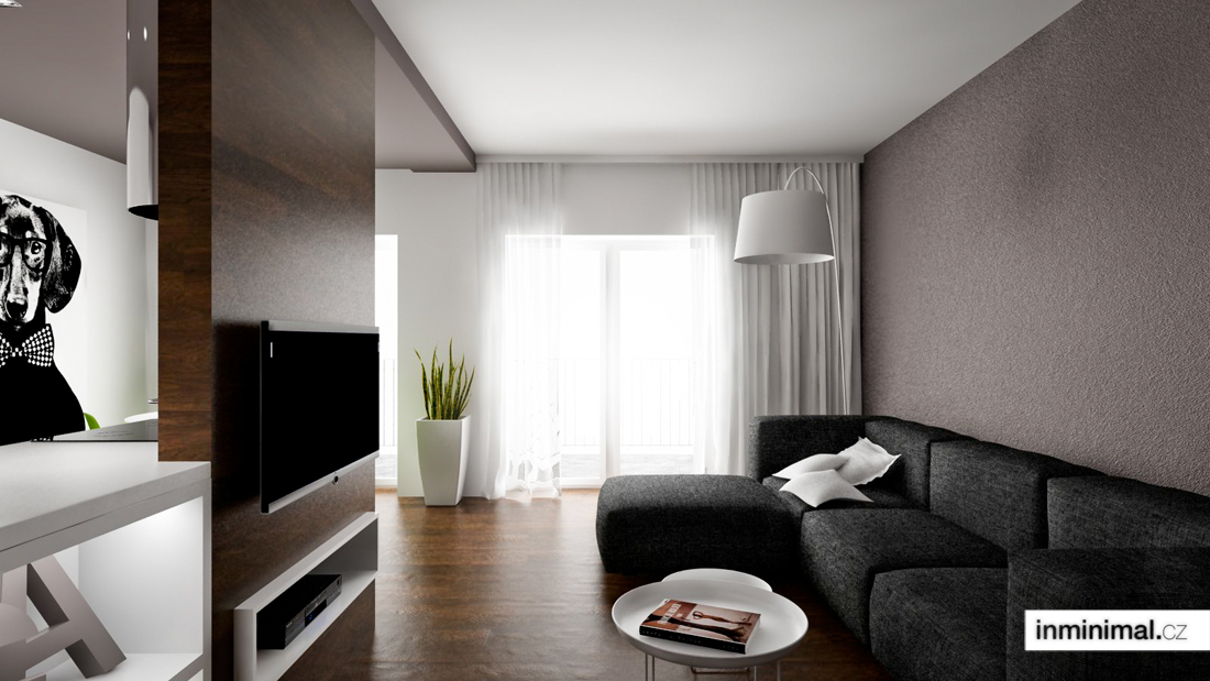 Interior  design  flat  apartment  prague  visualization  Interier  návrh