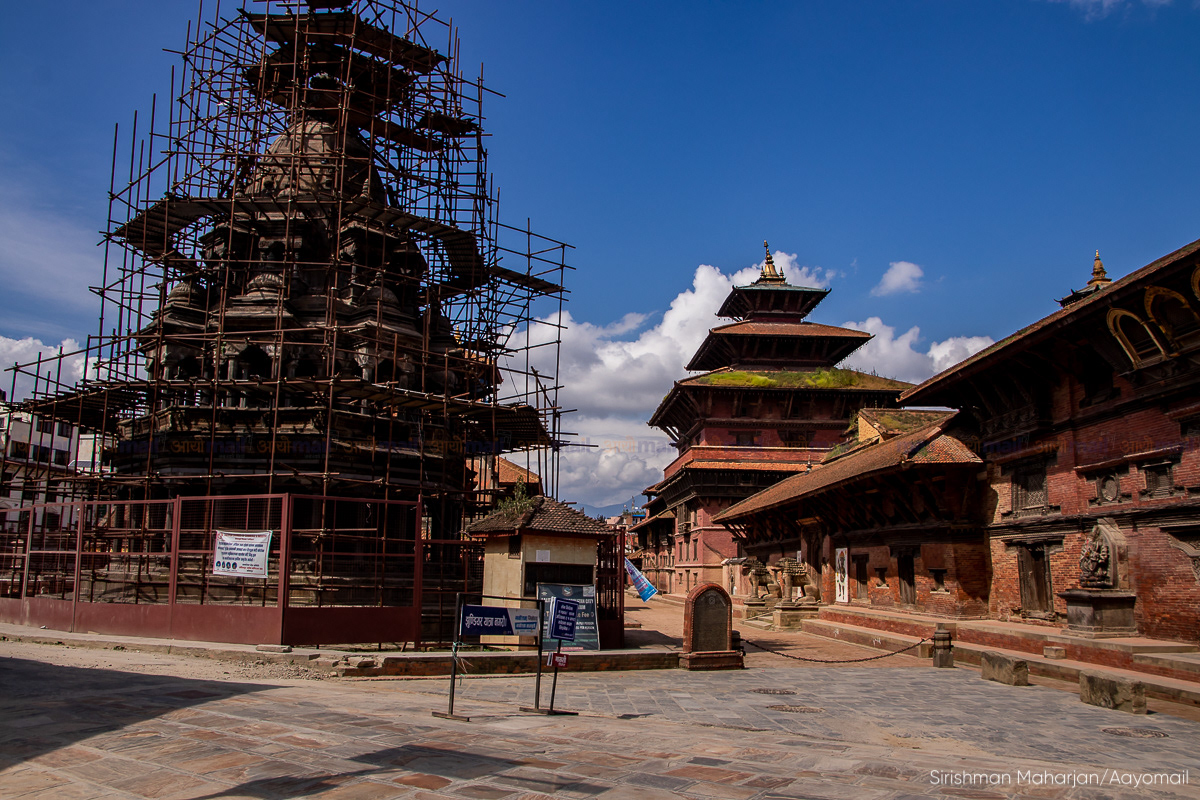 COVid durbar square God lockdown nepal pandemic patan temples worldheritagesite  