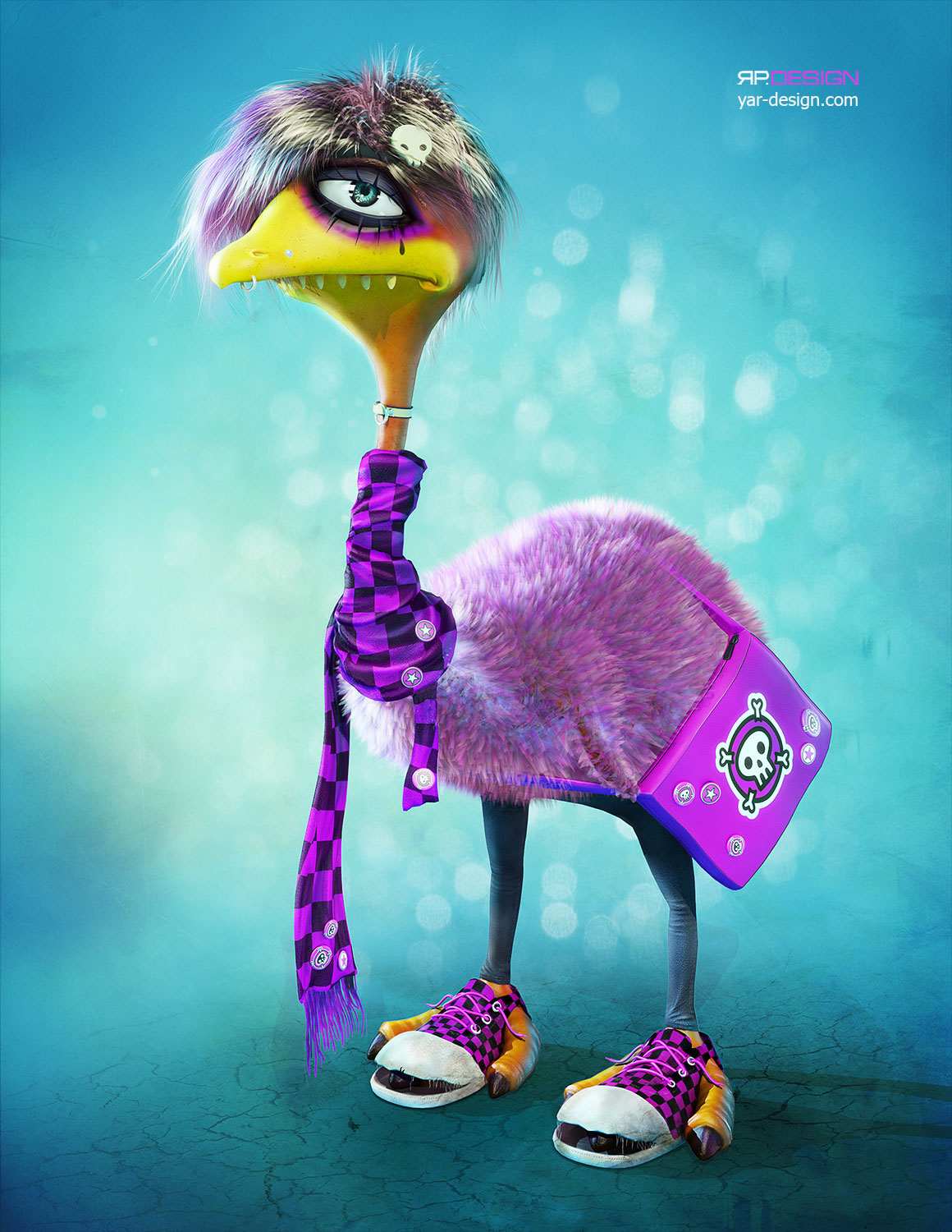 characters  3d  emu emo  Weird 