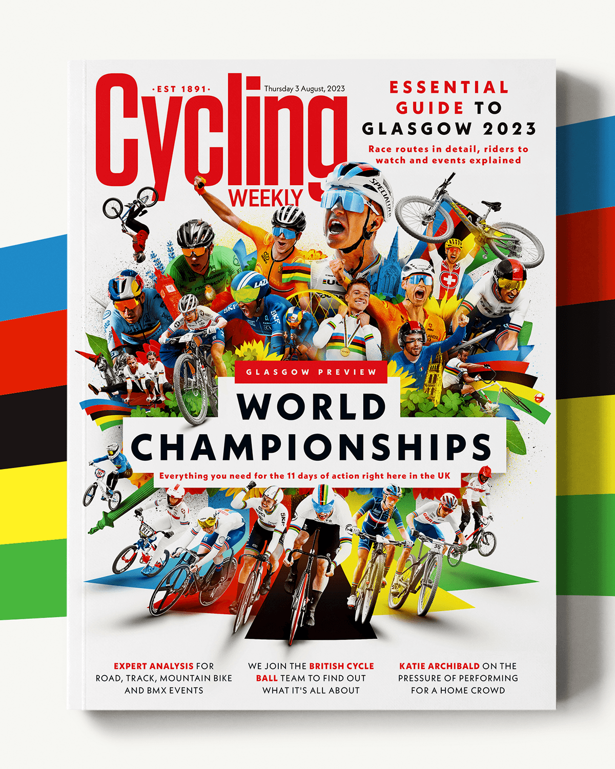 magazine cover editorial print Cycling sports glasgow
