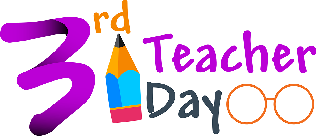 3rd Teacher Day logo teacher day Teacher Day Logo