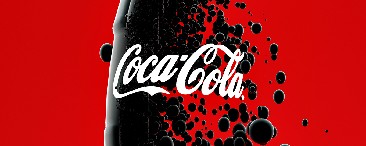 coke Coca Cola 3d Poster Poster Design bottle design coke illustration Bolder Creative brand visuals branding  3D product illustration